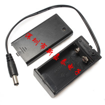 In stock 9V battery box multimeter 9V battery holder with switch open outer cover with DC plug line