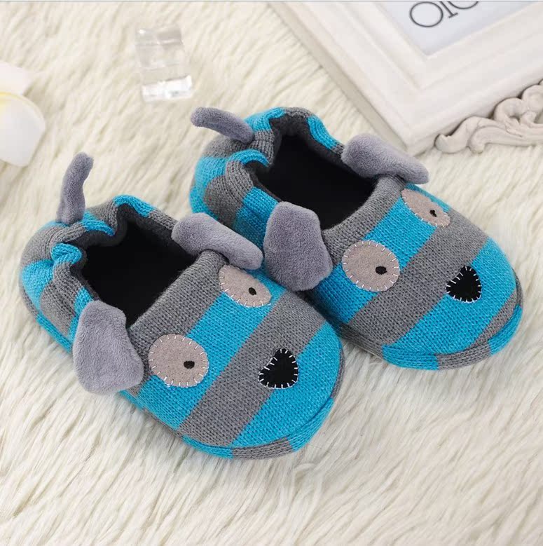 Chaussons enfants en suède pour hiver - Ref 1015273 Image 15