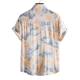 Men's summer ethnic casual short-sleeved shirt Ethniccasualshortsleevedshirt