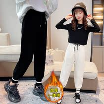 Girls sports pants autumn winter clothes 2021 new childrens pants girls