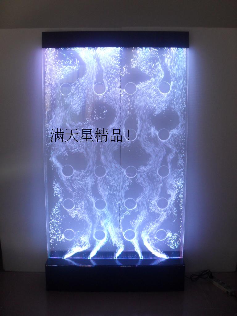 Acrylic water dance screen water curtain bubble wall Feng Shui luminous fish tank partition water curtain screen