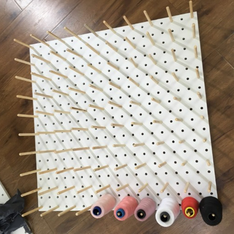 Storage Rack for Organizing Thread, Tower-Shaped Thread Rack for Sewing Thread, Yarn, Knitting, Elastic, Prayer Beads, Hand-Sewing Thread, Jade Thread, and Webbing