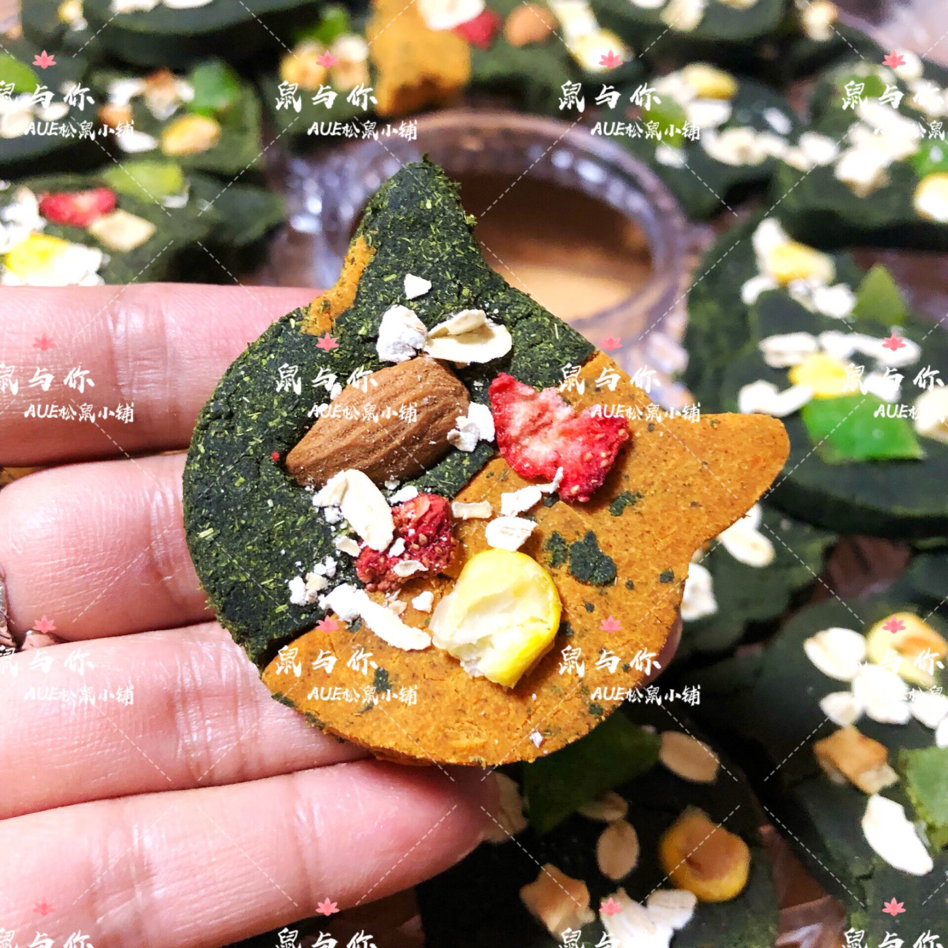 (Rat and You) Handmade Groundhog Squirrel Totoro Guinea Pig Rabbit Grinding Teeth Snacks Grass Cake Vegetables