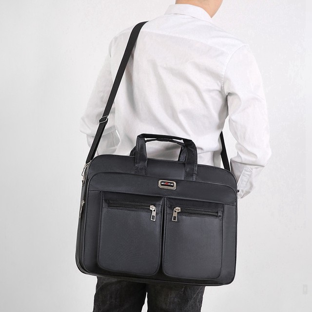ກະເປົາເປ້ສາຍແຂນຂອງຜູ້ຊາຍ ລຸ້ນເກົາຫຼີ ທີ່ມີຄວາມອາດສາມາດໃຫຍ່ພິເສດຂອງຜູ້ຊາຍ Oxford cloth business portable briefcase portable sports bag