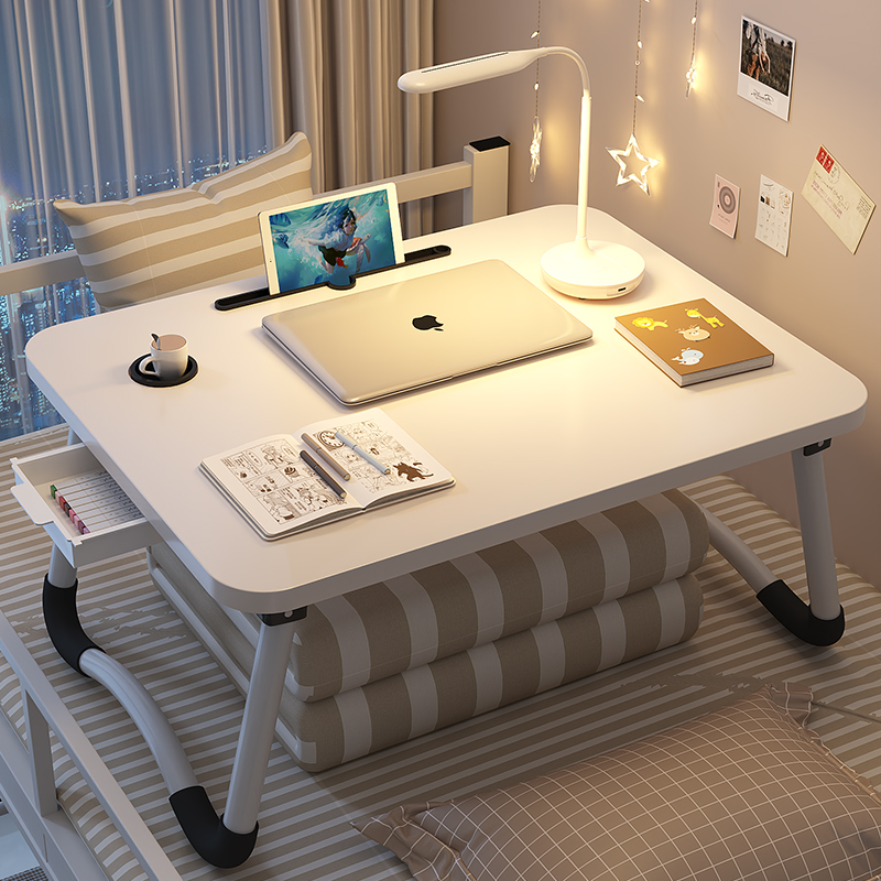 Bed Small Table Foldable Table Notebook Desk Desk Desk Home Simple Kickstand Floating Window Reading Desk College Student Dorm Room Bunk Desk Office Writing Desk Children Study Desk-Taobao