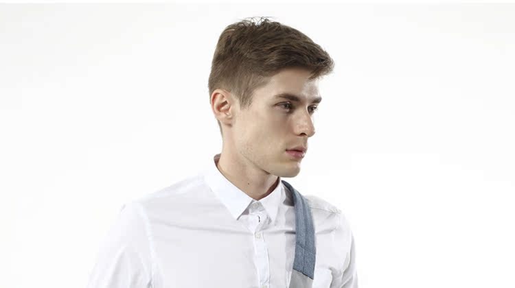 Thanh niên văn học nam mới kinh doanh túi giản dị thời trang túi ngực vai Messenger túi nam túi túi nam trở lại balo
