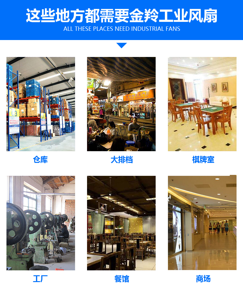 Quạt công nghiệp Jinling quạt sàn mạnh mẽ quạt kim loại công suất cao - Quạt điện quạt điện vinawind
