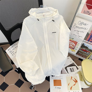 American-Style Ice Silk Sun Protection Clothing for Men, Summer Fashion, Outdoor Lightweight Anti-Uv Sun Protection Clothing, Skin Clothing Jacket
