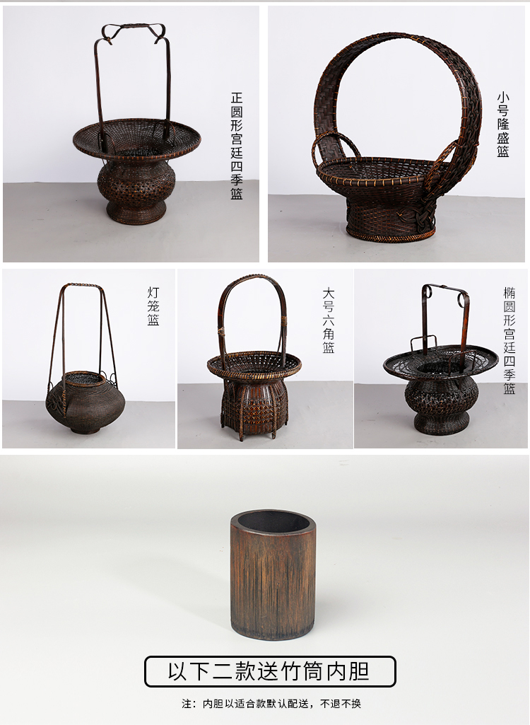 Trung Quốc hoa hoa zen vườn hoa phòng khách trong nhà trang trí hoa bình hoa chậu gốm - Vase / Bồn hoa & Kệ chậu ghép trồng rau