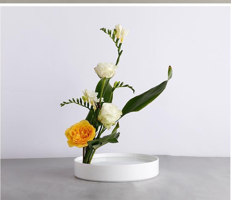 Hoa ban đầu nhỏ hoa Zen chậu hoa nhựa phòng khách trang trí hoa bình hoa chậu hoa giải phóng mặt bằng nữ - Vase / Bồn hoa & Kệ chậu cây hình chữ nhật