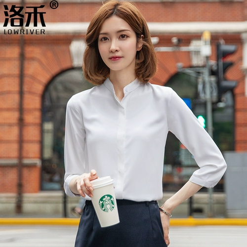 Рубашка, осенний шифоновый тонкий комбинезон, 2024 года