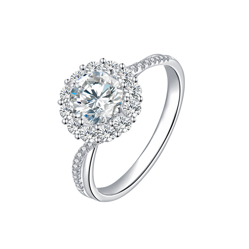 Кольцо Leo Star Diamond белое золото 0.5 карат