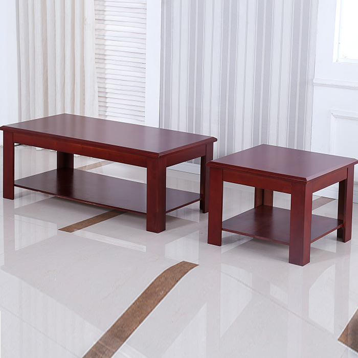 Office sofa tea table combination business reception reception simple office sofa MDF large tea table corner