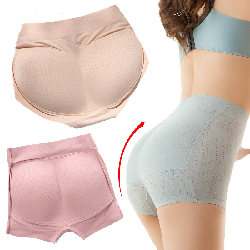 Fake Ass Lift Hip Flat Corner Latex Underwear Woman Breathable Natural Money Sexy hip Hip God with Peach Hip and glutes