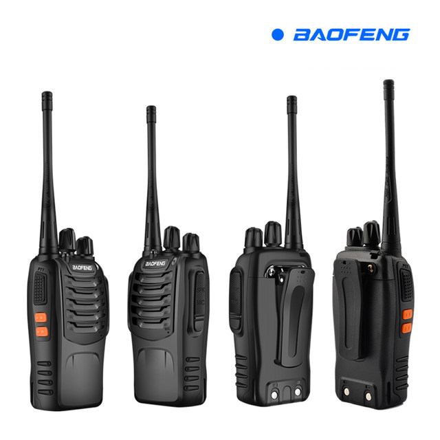 Baofeng Walkie-Talkies, a Pair of 888S, for Outdoor Civilian Use, Construction Sites, Tower Cranes, Factories, Security, Wireless Handheld Radios, Suitable for the Elderly and Children