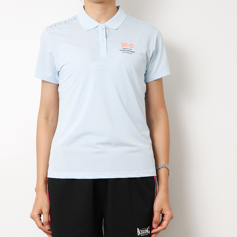 361 short sleeve t-shirt woman turned collar speed dry breathable 2020 Summer new women's 361-degree sports casual polo shirt