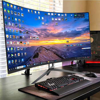 32inch Curved Lcd 144Hz Monitor 2K Computer 27 Internet Cafe Gaming 165Hz High-Definition 34 Fish Screen