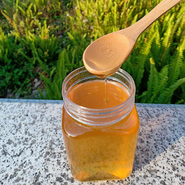 Real honey Pure natural farm produce authentic wild mature winter crystal loquat honey Soil peak honey