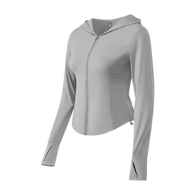 【小光盾S】伯希和修身防晒衣女新款户外跑步冰丝连帽运动防晒服