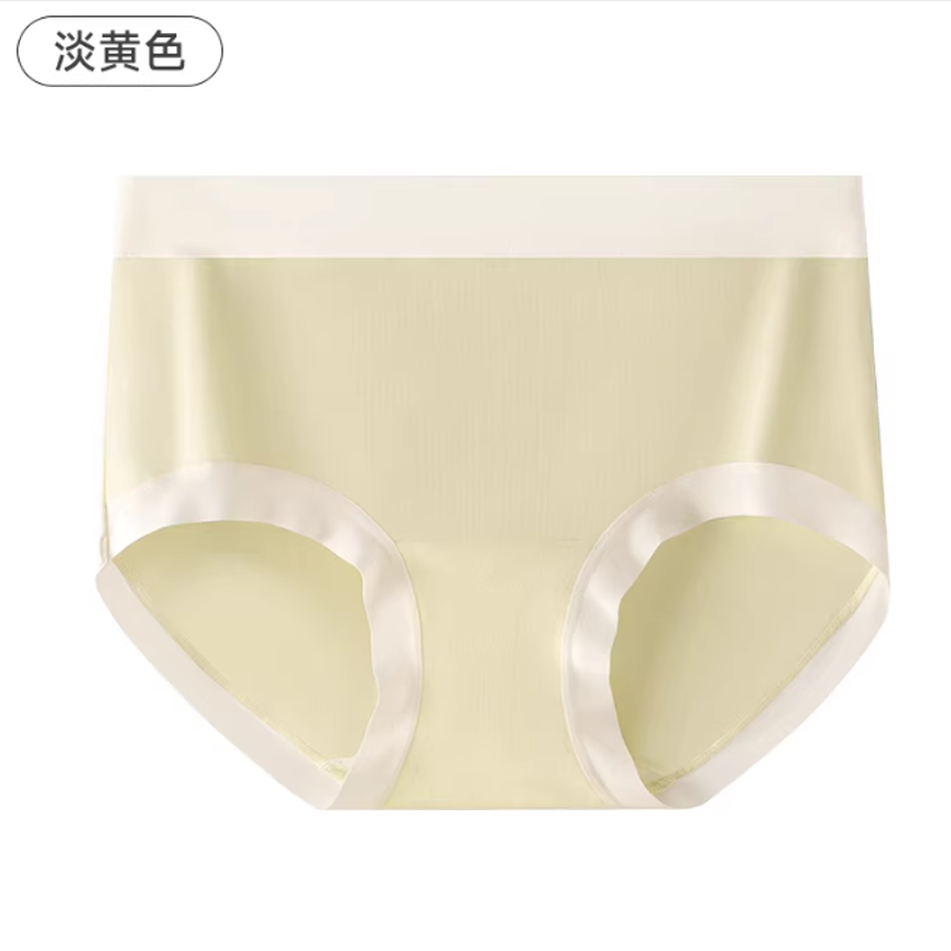 阪织屋内裤女士纯棉女生三角裤桑蚕丝底裆7A抗菌2025新款中腰短裤