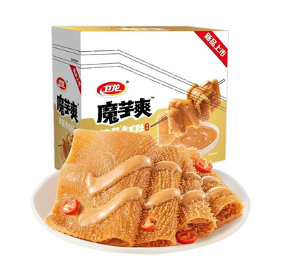 卫龙魔芋爽麻酱素毛肚解馋小零食