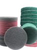 6/7/8/ 9inch Self-Adhesive Scouring Pads for Tile Wax Removal, Floor Stone Cleaning, Polishing, Rust Removal, and Scouring Pads