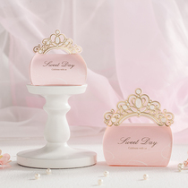  Weisimei 2021 wedding wedding pink happy candy box European-style Korean creative gift box can hold cigarettes