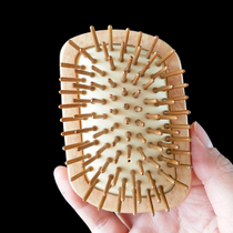 Crown Princess Air Bag Massage Beech Wood Comb Hair Care Scalp Massage Comb Smooth Hair Beauty Hair Comb Rolls Comb Handy Wood Comb