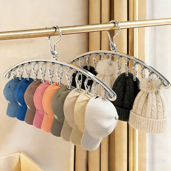 Wall-Mounted Hat Storage Hook for Home Use, Suitable for Berets, Fisherman Hats, Baseball Caps, Space-Saving Wardrobe Organizer