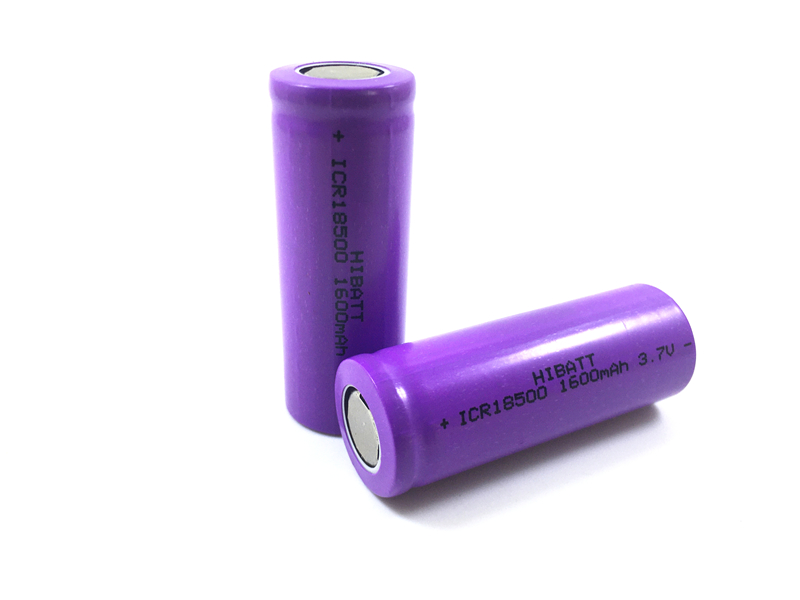 18500 1600mAh Large capacity rechargeable lithium battery 3 7V Non-lithium iron phosphate Electric push cut shaving hob battery