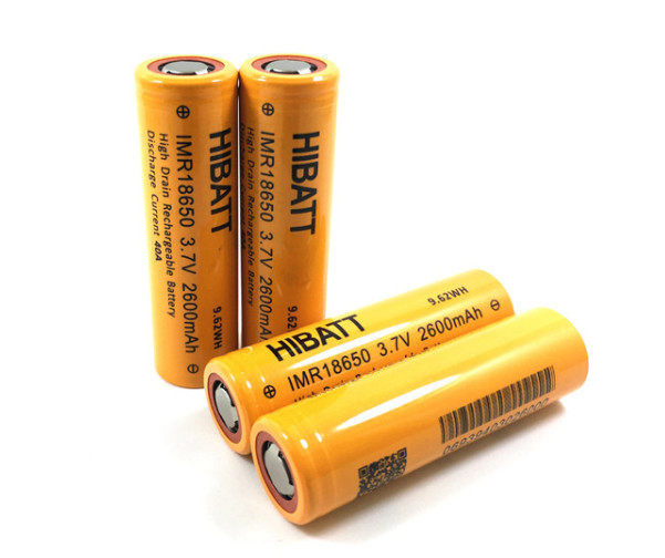 HIBATT 18650 lithium battery 3 7V rechargeable 2600mah 40A power tool aircraft model power cell