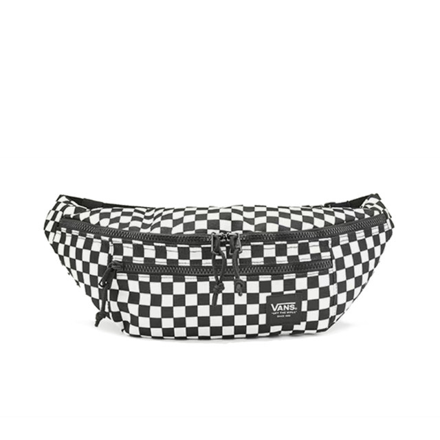 VANS ສີດໍາແລະສີຂາວ checkerboard waist bag ຖົງຫນ້າເອິກ ຖົງໂຮງຮຽນ crossbody bag VN0A3NG756M/45GXHU0/5KI1Y28