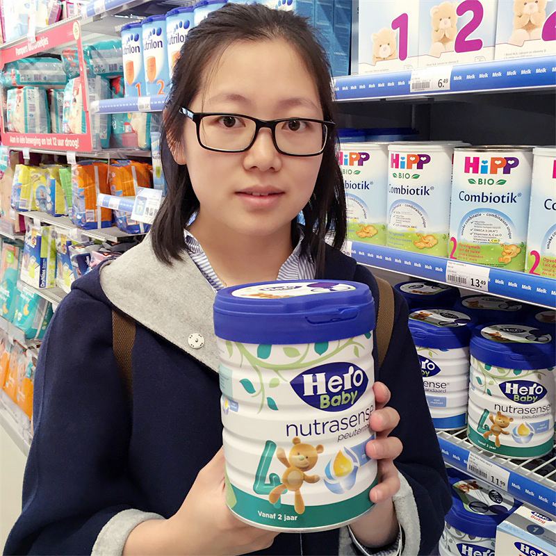 Dutch herobaby Platinum Edition baby milk powder 2 segments 3 segments 4 segments Dutch milk powder overseas import direct mail