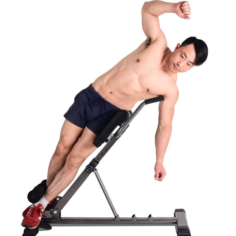 Roman chair Stool Indoor fold 1 4 inches sleeve wrench bird bending waist machine goat quite up and down sitting waist abs Home Fitness Equipment