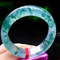 Myanmar natural A goods Jade long and old GA jade shop bracelet ring pendant live broadcast