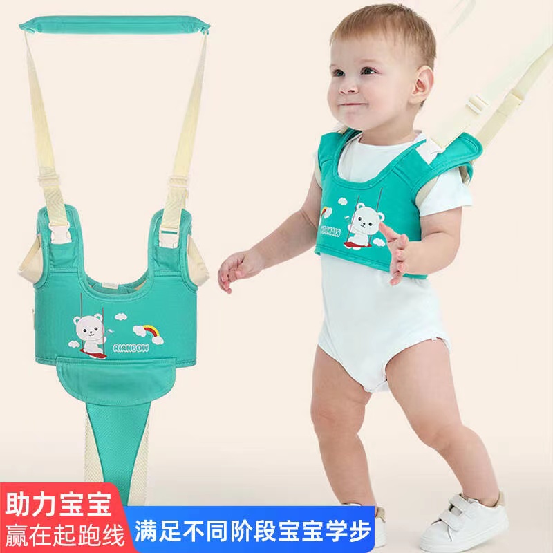 Infant toddler belt protector waist type anti-fall anti-leash infant child baby learning to walk child dual-use traction rope artifact