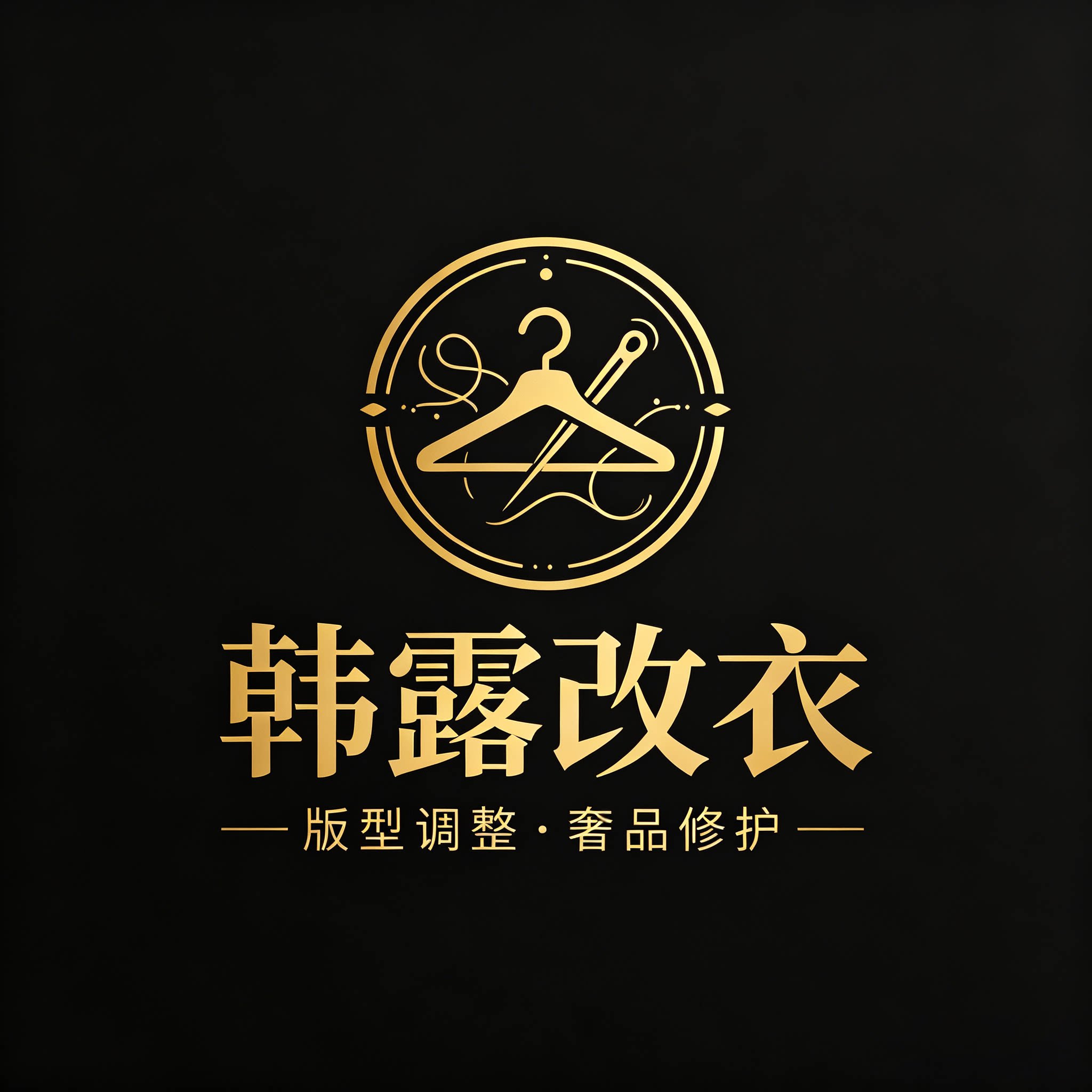 韩露奢侈品中高档成衣修改馆的LOGO