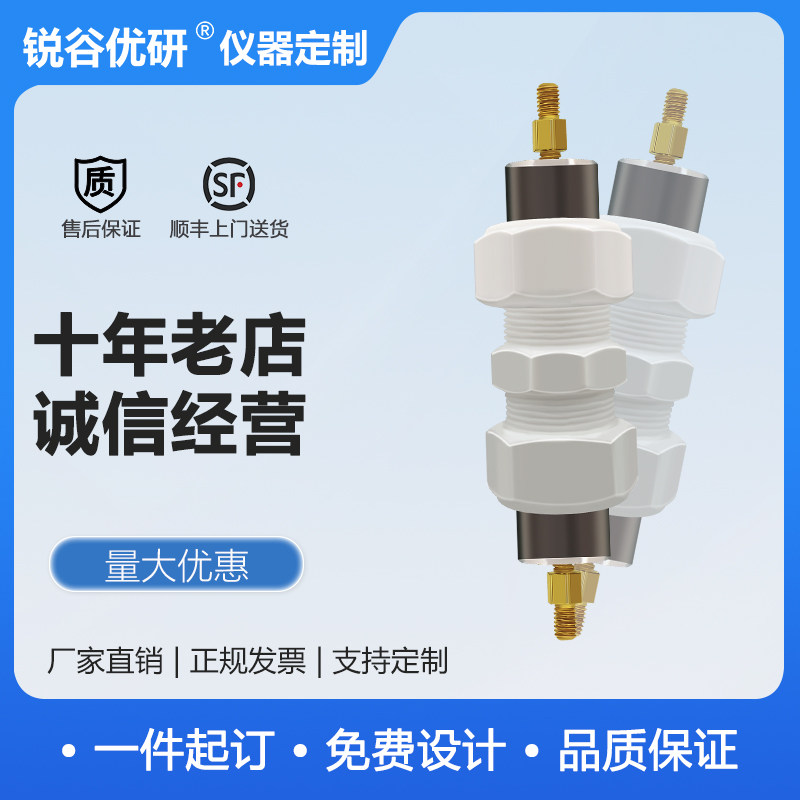 世伟洛克Swagelok模拟电池模具/两电极装置/钛合金高纯钛高纯钼