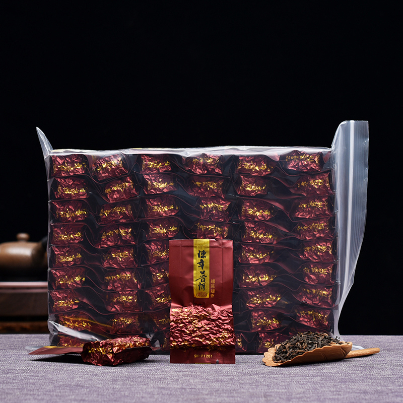 Yunnan Pu'Er Tea Ripe Tea Small Packets Menghai Ancient Tree Loose Tea Premium Cantonese Tea House Bagged Aged Pu'Er Tea Bags