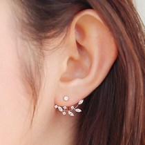 1 Pair Leaf Stud Earring For Women Gold Sliver Women Earings