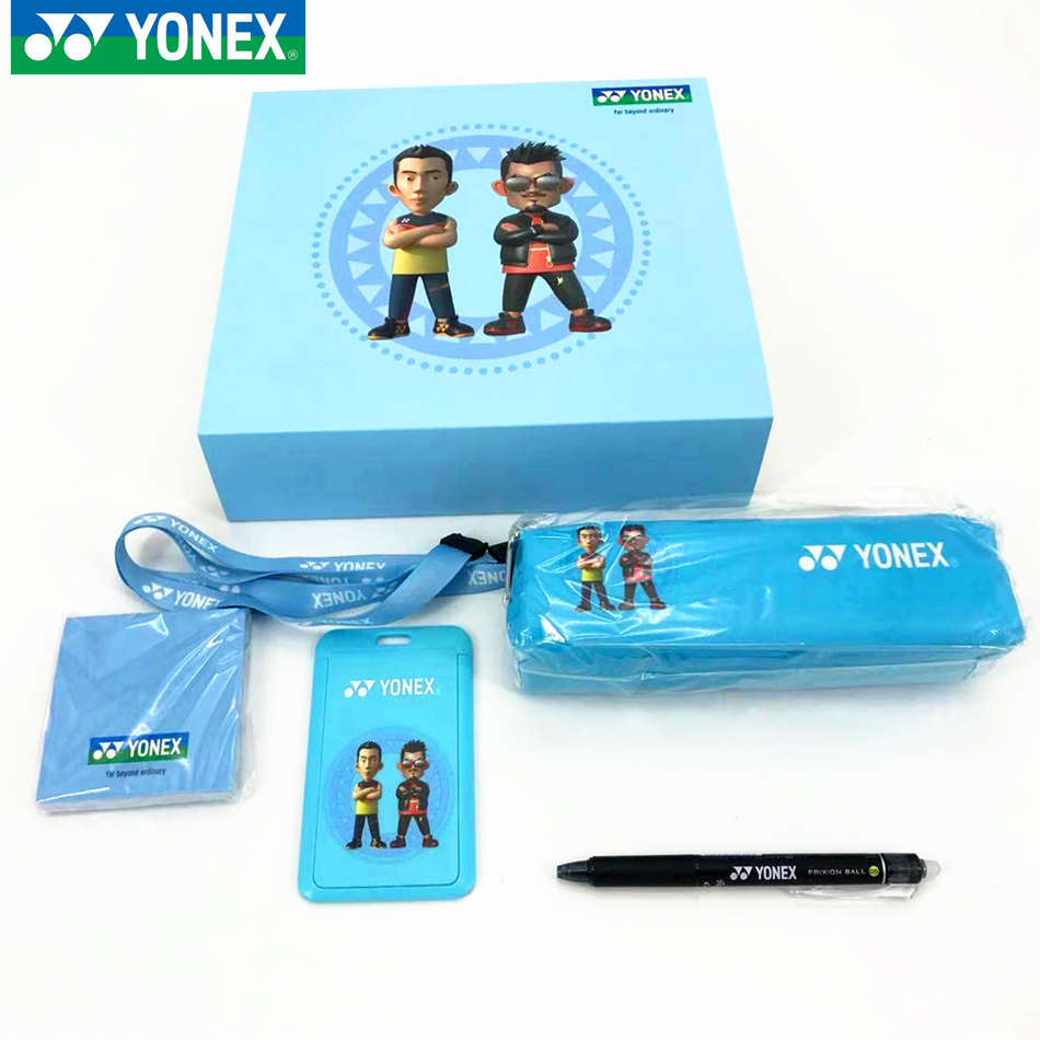 Yonex YY Meng will stationery gift box school season pen bag sticky note card set commemorative Lin Dan Li Zongwei