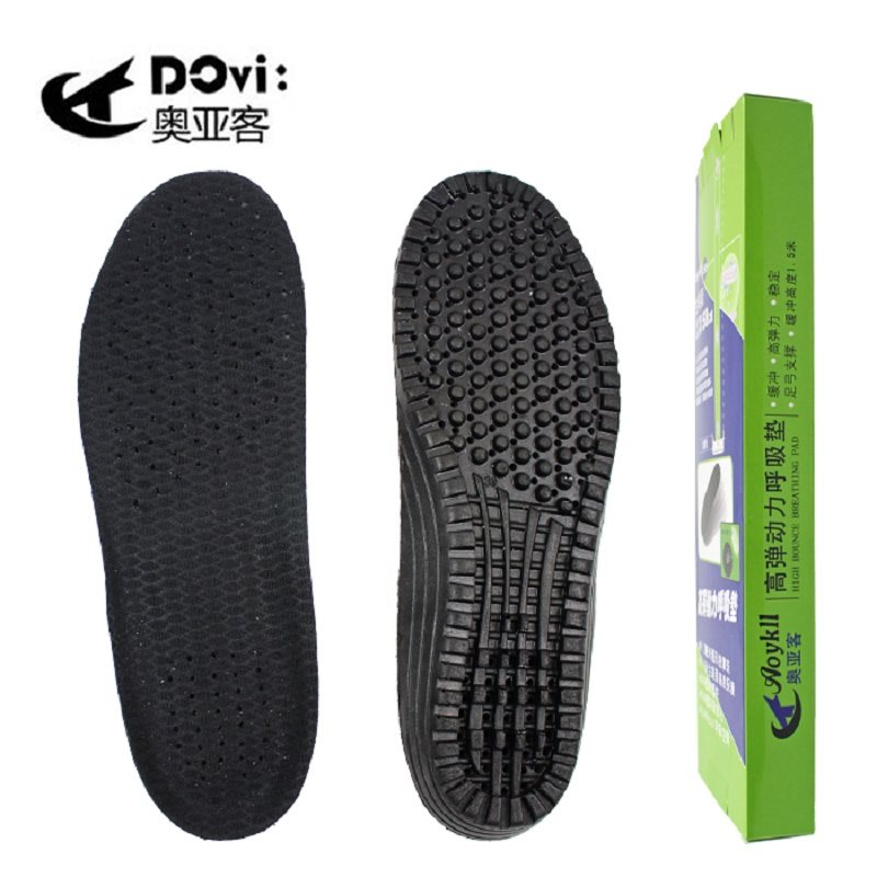 Oyak insoles High elastic thickened shock absorption sweat absorbing non-slip sports insoles Badminton running mountain climbing