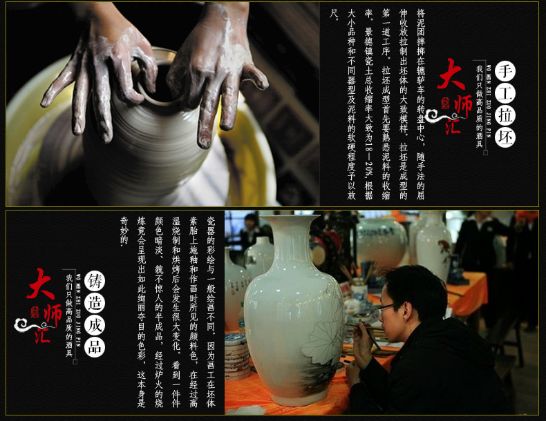 Jingdezhen ceramic jars it 10 jins square bottle with lock seal it hip flask mercifully pot of wine jar