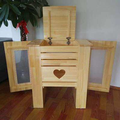 Kindergarten Cup Holder Solid Wood Cup Holder Kindergarten Tea Bucket Plastic Cup Holder Tea Bucket Thickened Version