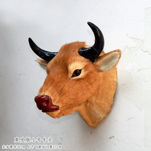 Имитация головы коровы, украшение в виде головы коровы, ремесленные украшения, настенное украшение, настоящая голова животного, настенное украшение, подвеска в виде головы коровы