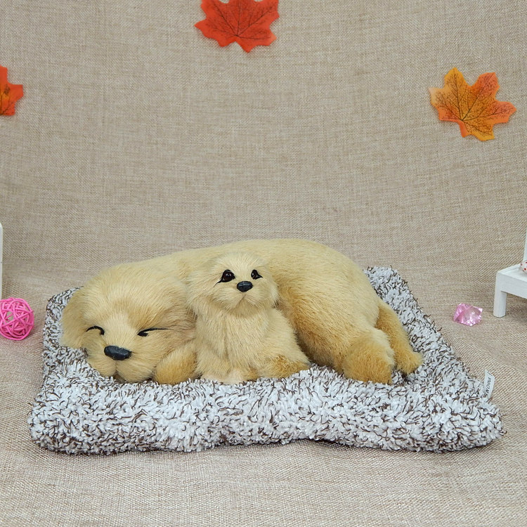 Bamboo charcoal bag car with simulated dog ornaments to purify the air female driver's car interior decoration new car in addition to formaldehyde and odor