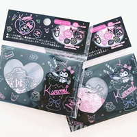Япония San*Rio Sanli Gull Sticker Kuromi Куроми Флуоресценция порошок черный прохладный порошок с мешком для хранения карты