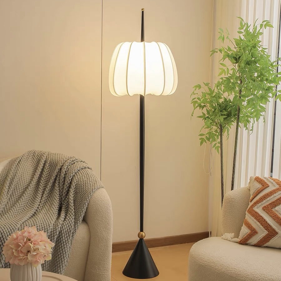 Residence Lights Comeback Cream Wind Living Room Floor Lamp Nordic SILENT WIND ADVANCED SENSES SOFA SIDE BOOKHOUSE STANDING LAMP-Taobao