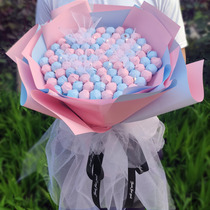 Candy ball bouquet lamp lollipop 99 true knowledge stick Net red creative snack gift Valentines Day finished birthday flower