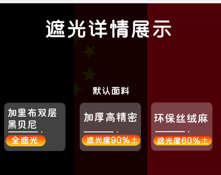 北欧现代小清新绿色植物花卉窗帘儿童卧室客厅飘窗免打孔绍兴柯桥详情3